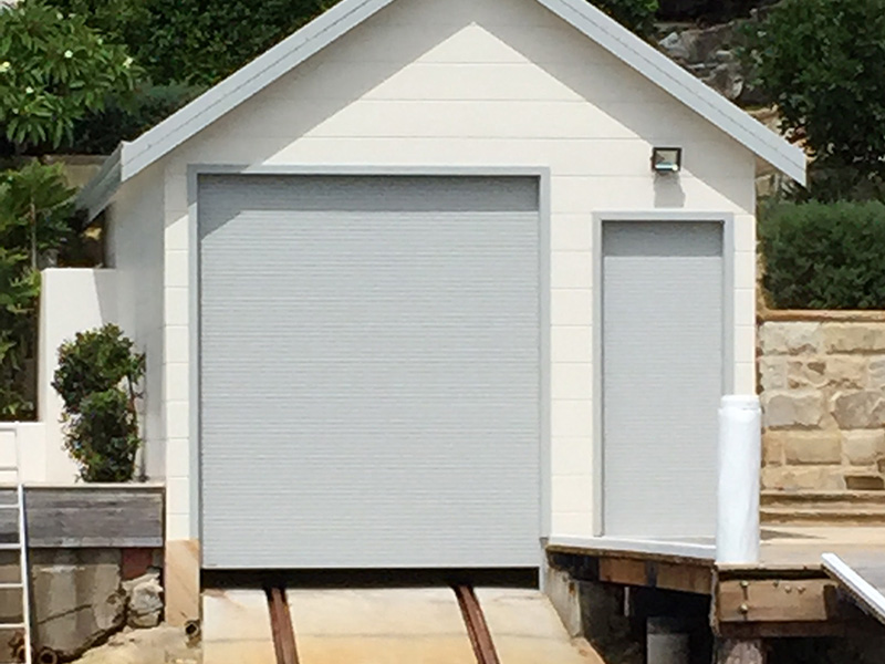 Salt-Resistant Boatshed Roller Shutters by Rollashield Shutters